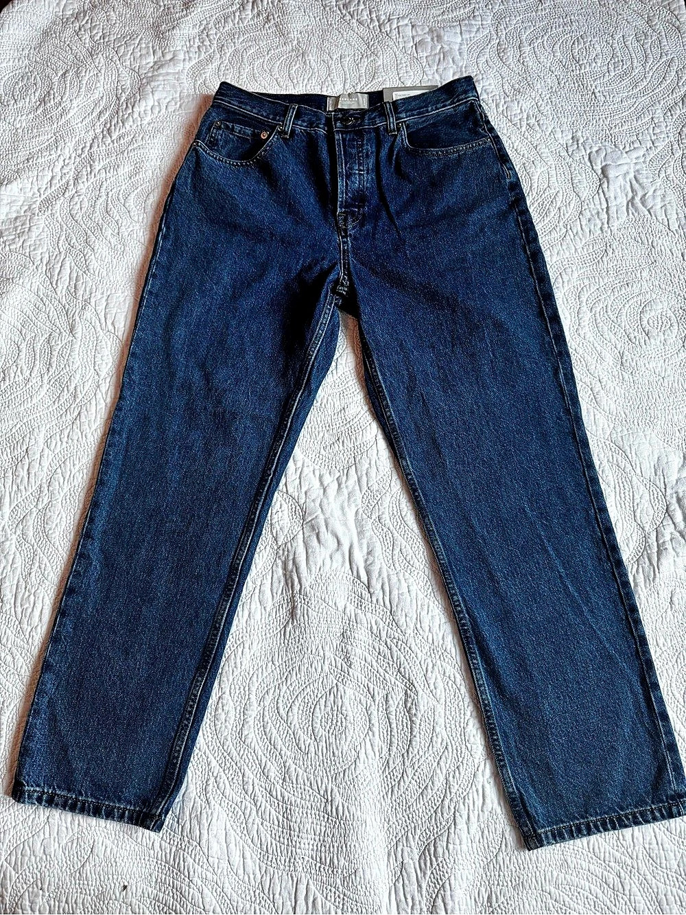 Everlane The Way-High Jean Straight Leg Denim Jeans Waist 28 NWT